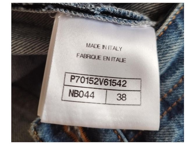 Chaqueta azul de Chanel y tweed rosa - colección 21C. - vista 8