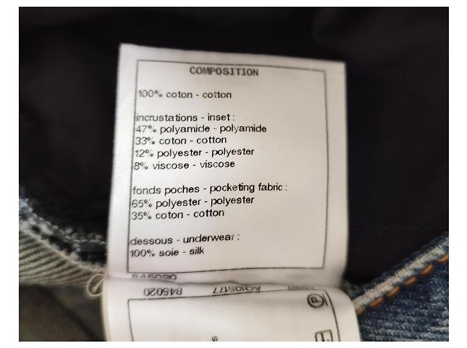 Chaqueta azul de Chanel y tweed rosa - colección 21C. - vista 9