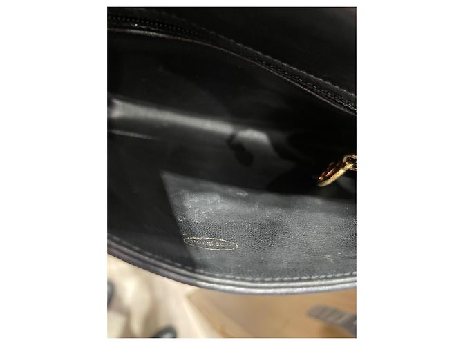 Chanel Gürteltasche aus schwarzem Lammleder mit Goldbeschlag Gold hardware - Ansicht 9