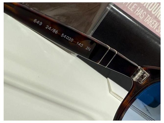 Persol Steve McQueen sunglasses Brown Light blue - view 5