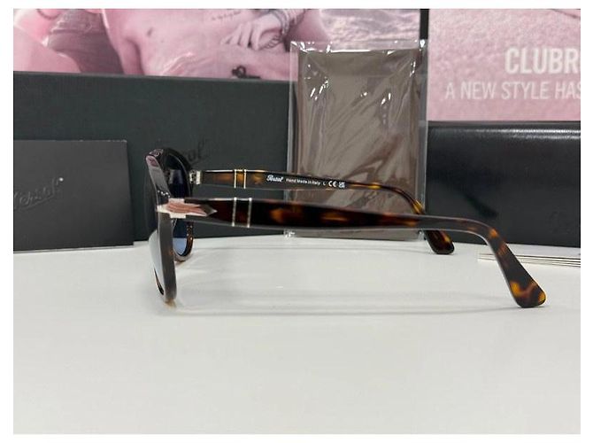 Persol Steve McQueen sunglasses Brown Light blue - view 7
