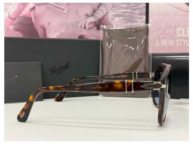 Persol Steve McQueen sunglasses Brown Light blue - view 8