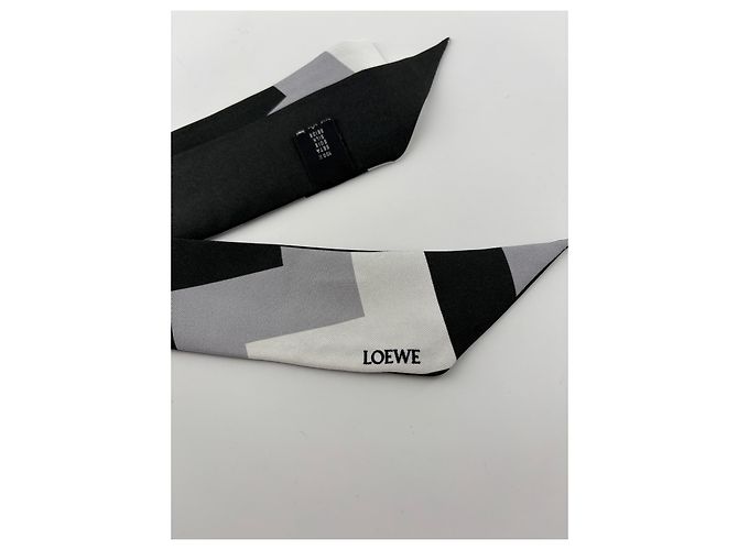 Lenço Twilly de seda Loewe Multicor - vista 2