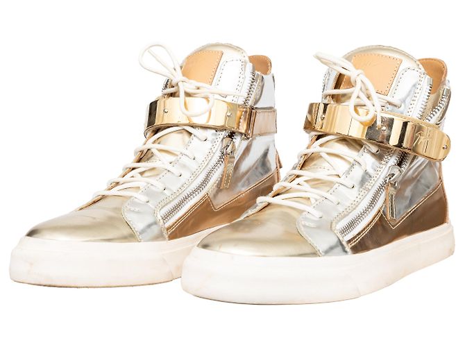 Sneakers metallici Giuseppe Zanotti Metallico - vista 3
