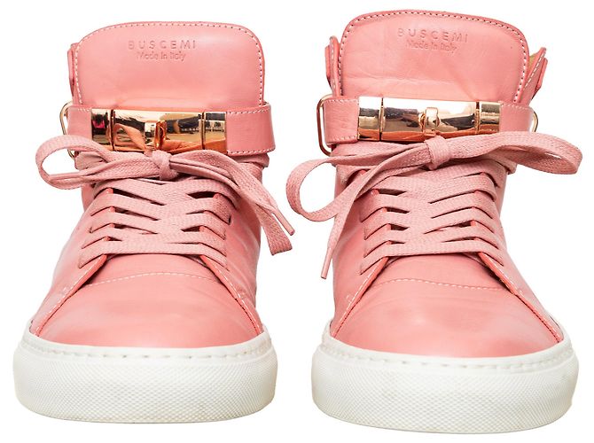 Sneakers alte Buscemi Rosa - vista 4