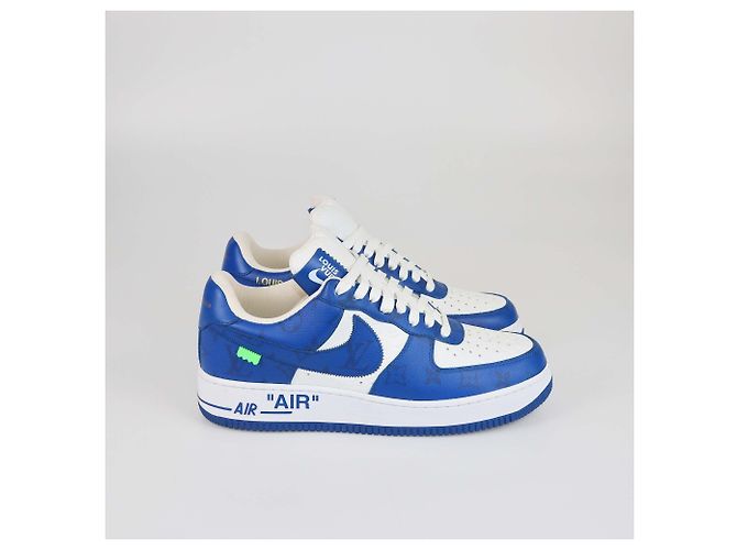 LOUIS VUITTON X NIKE Trainer T.EU Leder Weiß - Ansicht 2
