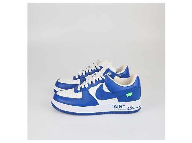 LOUIS VUITTON X NIKE Trainer T.EU Leder Weiß - Ansicht 5