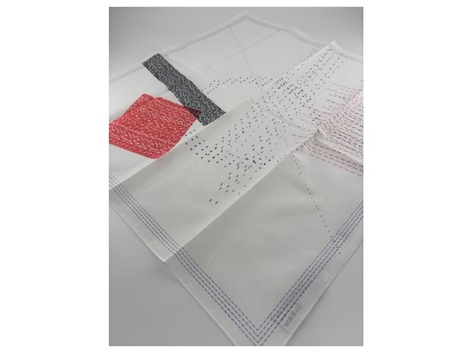 Foulard quadrato Loewe in cotone multicolore - vista 5
