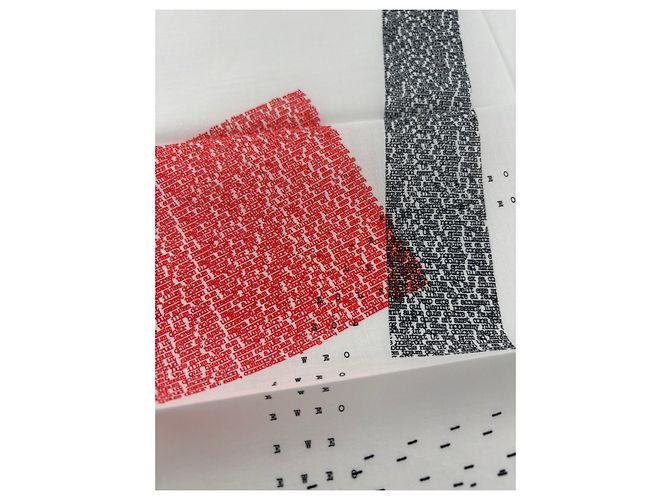 Foulard quadrato Loewe in cotone multicolore - vista 6