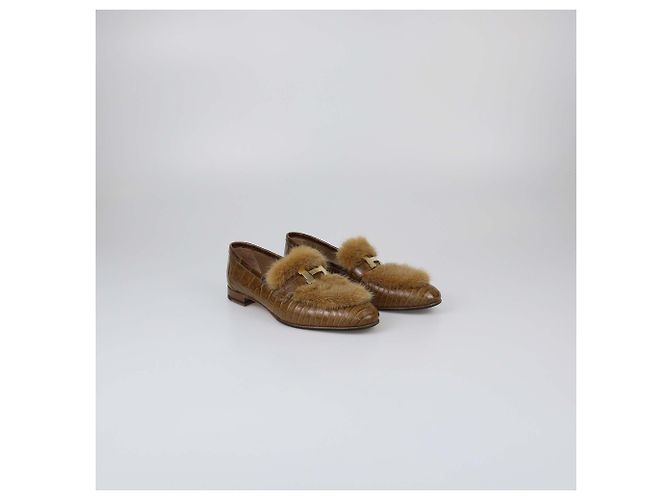Hermès HERMES Flats T.EU 37 Exotic leathers - view 2