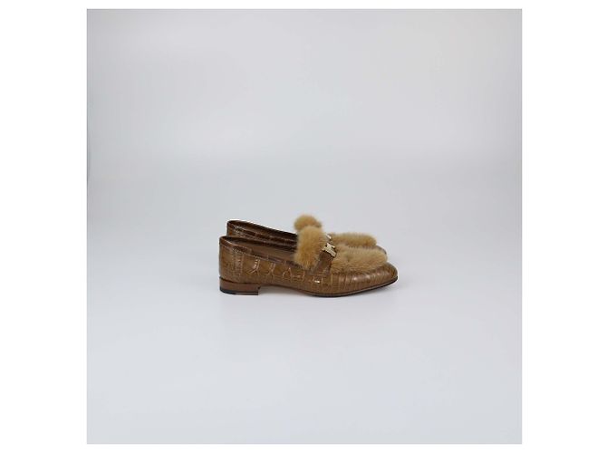 Hermès HERMES Flats T.EU 37 Exotic leathers - view 3