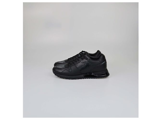 LOUIS VUITTON Sneakers T.EU 9 Leder Schwarz - Ansicht 4