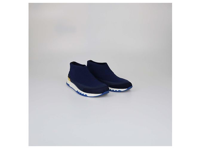 Hermès HERMES Trainer T.EU 41 Leder Blau - Ansicht 2