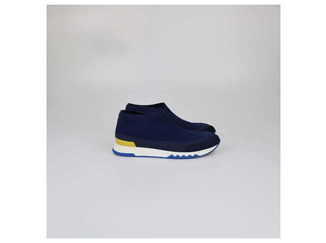Hermès HERMES Trainer T.EU 41 Leder Blau - Ansicht 3