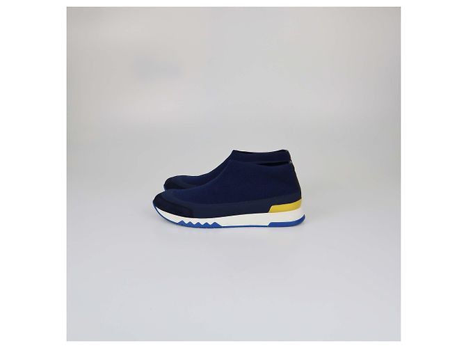 Hermès HERMES Trainer T.EU 41 Leder Blau - Ansicht 4