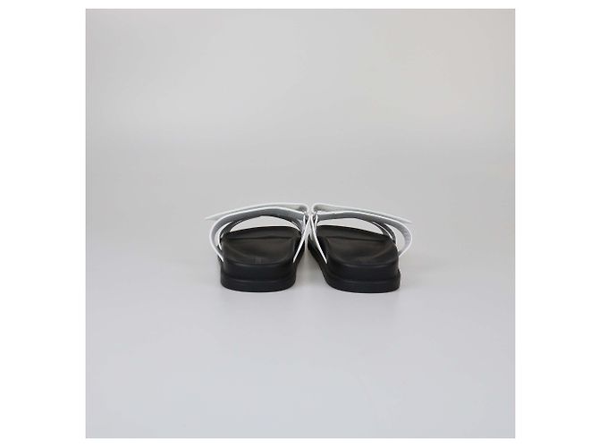 Hermès HERMES Ballerinas T.EU 38 Leder Weiß - Ansicht 5