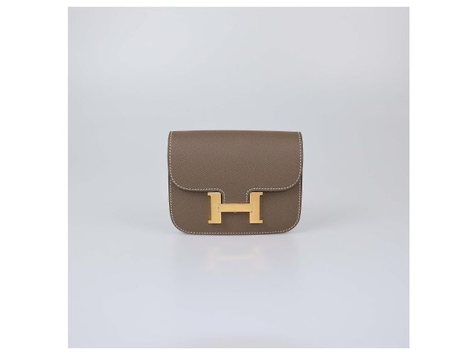 Constance Hermès HERMES Wallets T.  Leather Camel - view 2