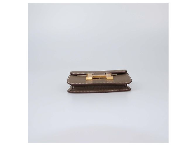 Constance Hermès HERMES Wallets T.  Leather Camel - view 4