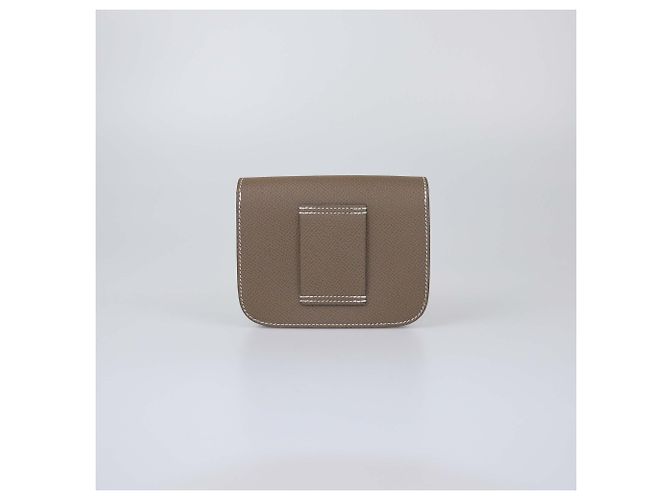 Constance Hermès HERMES Wallets T.  Leather Camel - view 5