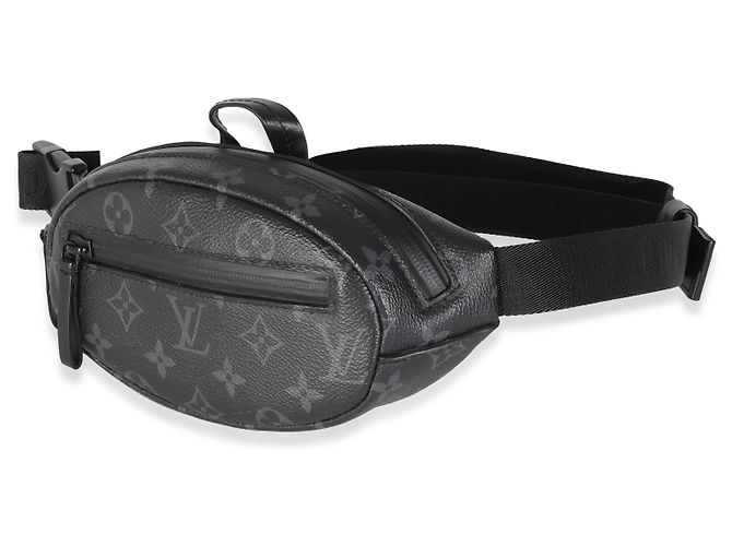 Bumbag in tela Monogram Eclipse di Louis Vuitton Nero - vista 3