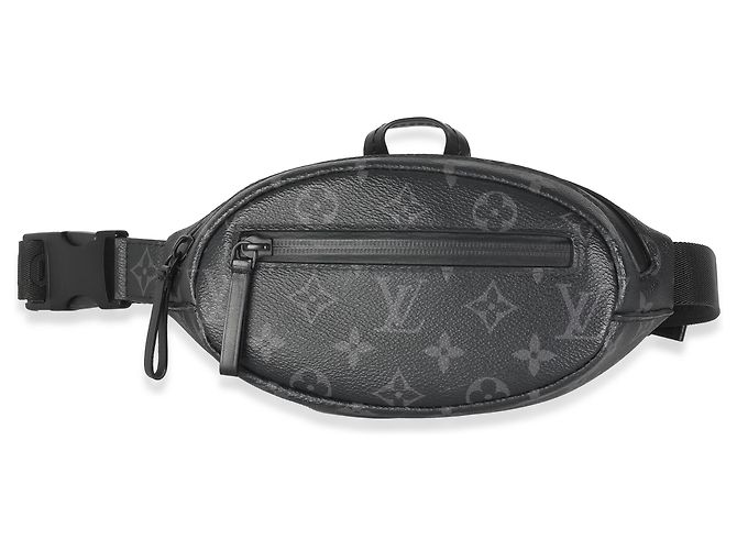 Bumbag in tela Monogram Eclipse di Louis Vuitton Nero - vista 7