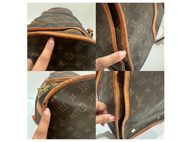 Keepall Borsa per cani Louis Vuitton Marrone - vista 17
