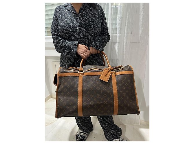 Keepall Borsa per cani Louis Vuitton Marrone - vista 18