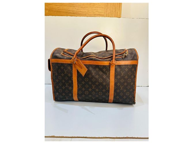 Keepall Borsa per cani Louis Vuitton Marrone - vista 2