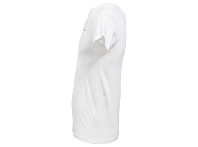Off White Camiseta de algodão branco com detalhe do logo Off-White Cru - vista 2