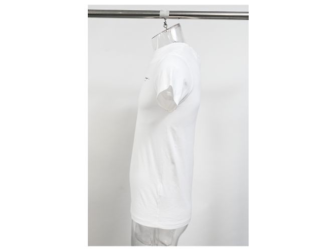 Off White Camiseta de algodão branco com detalhe do logo Off-White Cru - vista 7