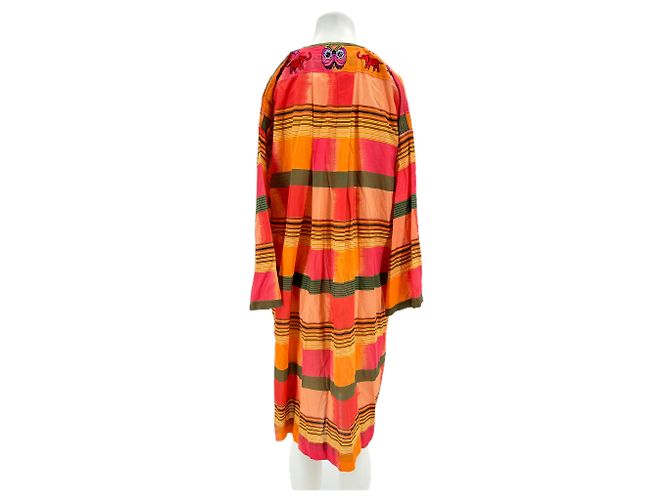 Autre Marque Vestido MONOKI T.International M Algodón Naranja - vista 2