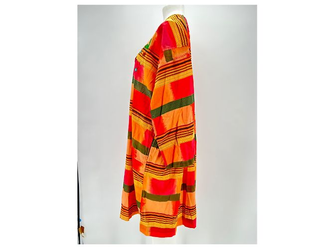 Autre Marque Vestido MONOKI T.International M Algodón Naranja - vista 4