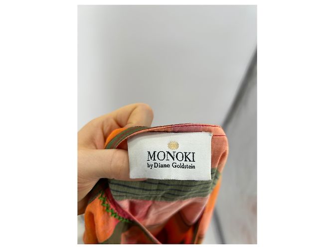 Autre Marque Vestido MONOKI T.International M Algodón Naranja - vista 6