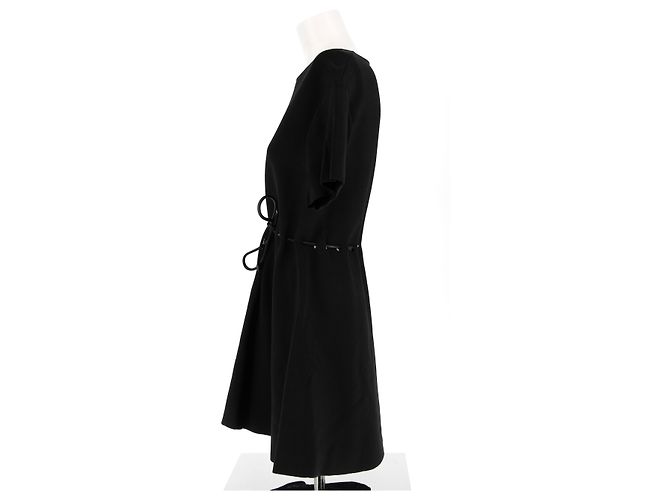 ALEXANDER WANG Vestidos T.Internacional S Viscosa Negro - vista 4