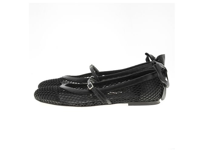 Autre Marque GIA BORGHINI Bailarinas T.EU 40 Cuero Negro - vista 3