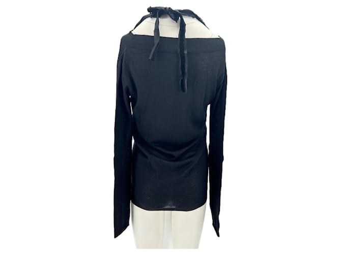 PRADA Tops T.IT 40 Lã Preto - vista 2