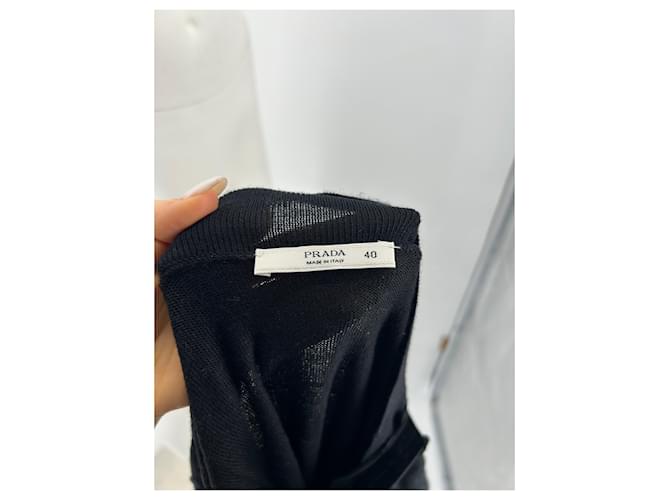 PRADA Tops T.IT 40 Lã Preto - vista 5