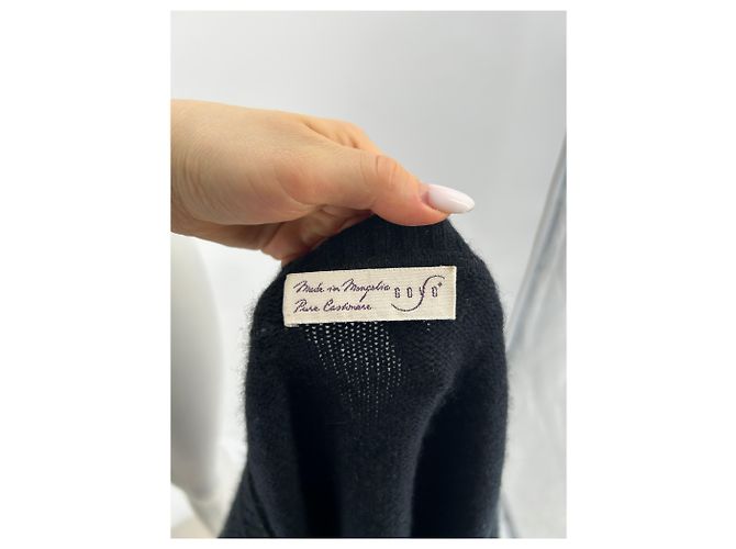 Autre Marque NICHT UNTERSCHRIEBEN / NICHT UNTERSCHRIEBEN Strick T.International XS Kaschmir Schwarz - Ansicht 5