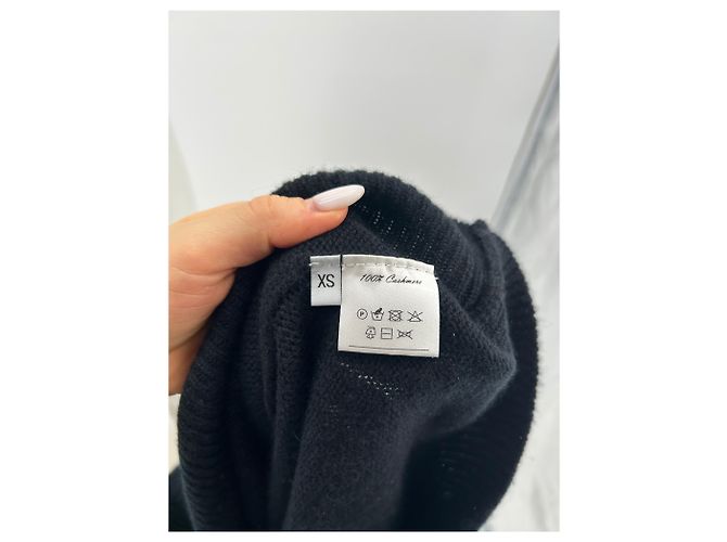 Autre Marque NICHT UNTERSCHRIEBEN / NICHT UNTERSCHRIEBEN Strick T.International XS Kaschmir Schwarz - Ansicht 6