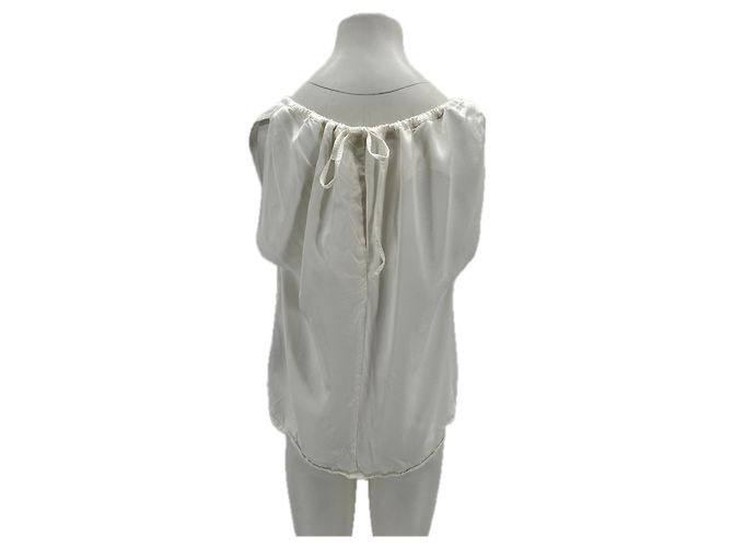YVES SALOMON Tops T.FR 38 Viscosa Blanco - vista 2