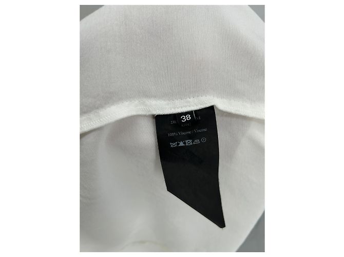 YVES SALOMON Tops T.FR 38 Viscosa Blanco - vista 6