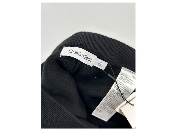 CALVIN KLEIN Pantalones T.International M Viscosa Negro - vista 3