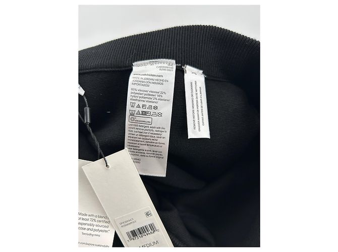 CALVIN KLEIN Pantalones T.International M Viscosa Negro - vista 5