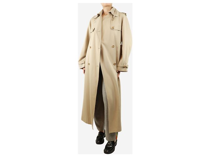 Gabriela Hearst Sand Eithne Trenchcoat - Größe UK 10 - Ansicht 3