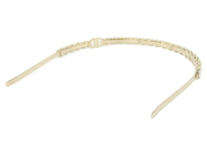 Chanel AB7627 Fascia per Capelli Oro e Bianco D'oro - vista 2