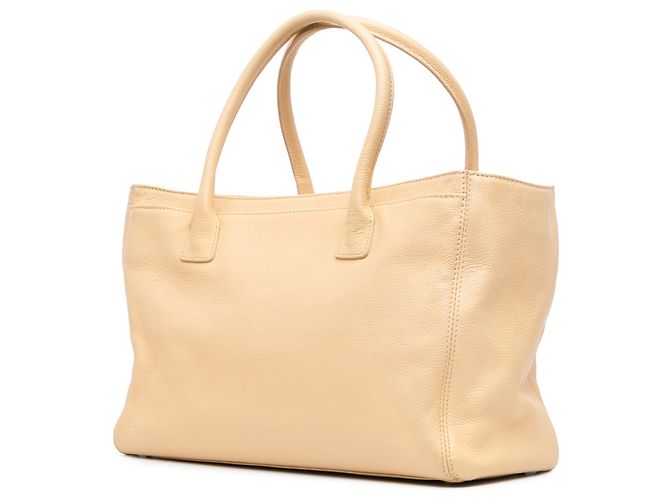 Borsa Tote Cerf Executive Media Marrone Chanel Beige - vista 2