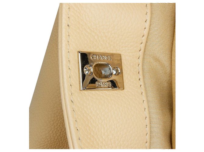 Borsa Tote Cerf Executive Media Marrone Chanel Beige - vista 7