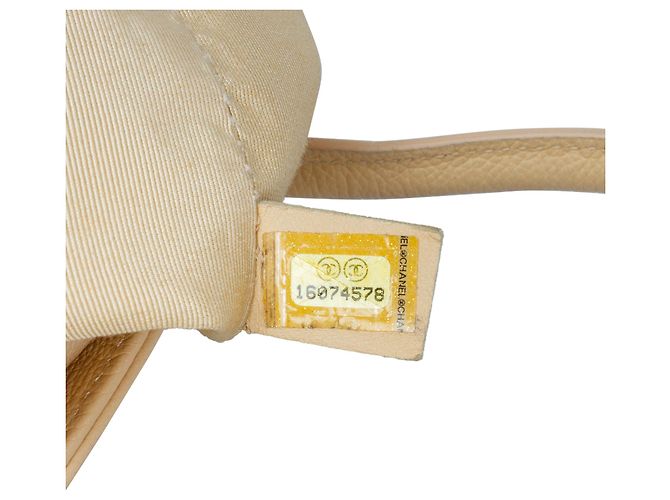Borsa Tote Cerf Executive Media Marrone Chanel Beige - vista 8