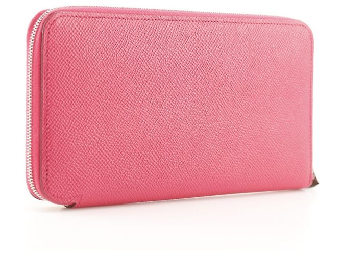Cartera larga de seda Azap de Hermès Rosa - vista 3