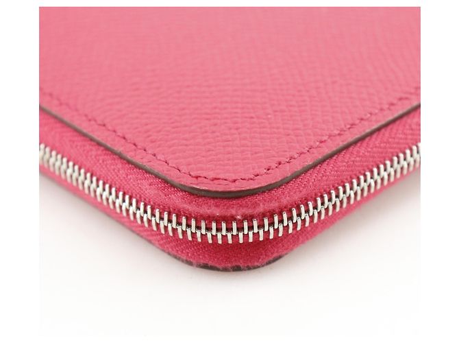 Cartera larga de seda Azap de Hermès Rosa - vista 4